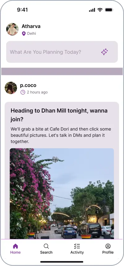 Discover exciting activities around you